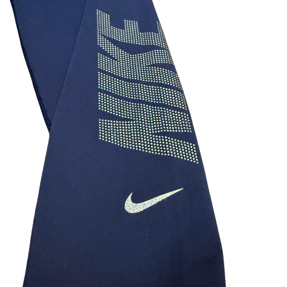 Nike Pro Blue Capri Leggings Women’s Large Dri Fit Training Tights - Picture 8 of 11